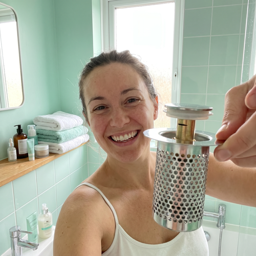 FilterDrain Pro™ L'évier propre sans effort ni produit chimique
